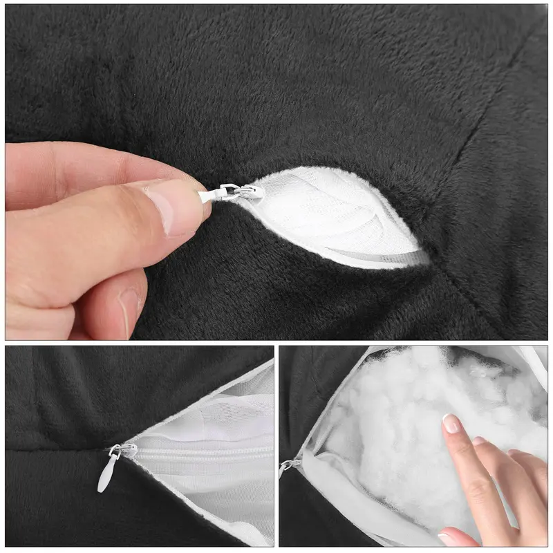 Reading Pillow 58x40x25cm Lumbar Support Cushion with Removable Cover for Pregnancy Arm Back Head Support 6