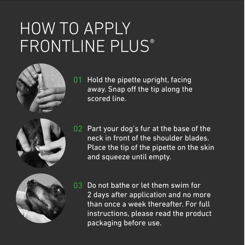Frontline Plus Spot-On Flea and Tick Treatment for Small Dogs (2kg-10kg) - 6 Pipettes 5