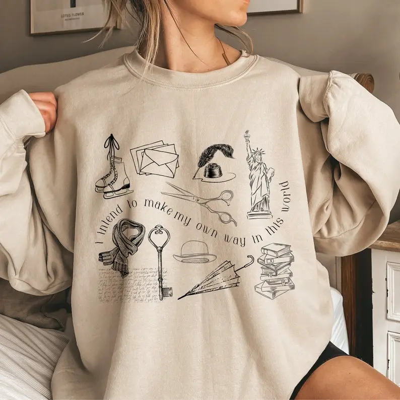 (T-shirt/Sweatshirt/Hoodie) Jo March Sweatshirt Little Women Sweatshirt Light Academia Little Women Sweater Louisa May Alcott Jo March Shirt Bookish Crewneck Jo March