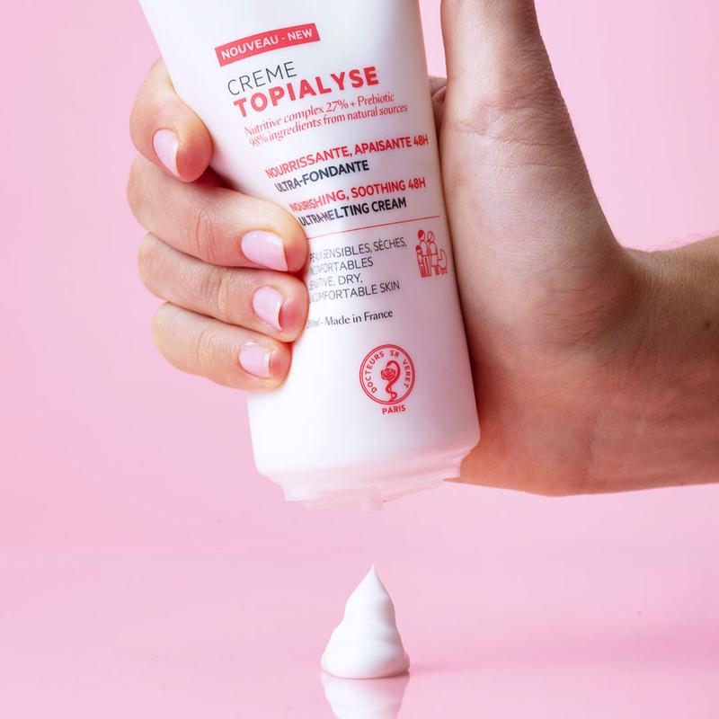 SVR TOPIALYSE Nourishing Face and Body Cream - 48hr Soothing Ultra-Melting Care for Dry Sensitive Skin, All Ages - 400ml Plant Moisturizer 1