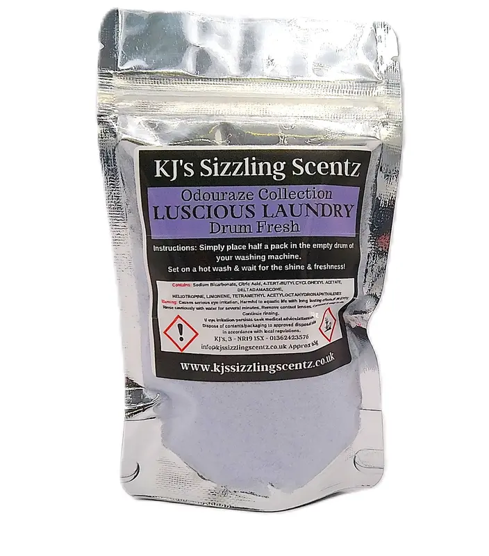 Washing Machine Drum Fresh Approx. 65g KJs Sizzling Scentz Household Cleaner 2