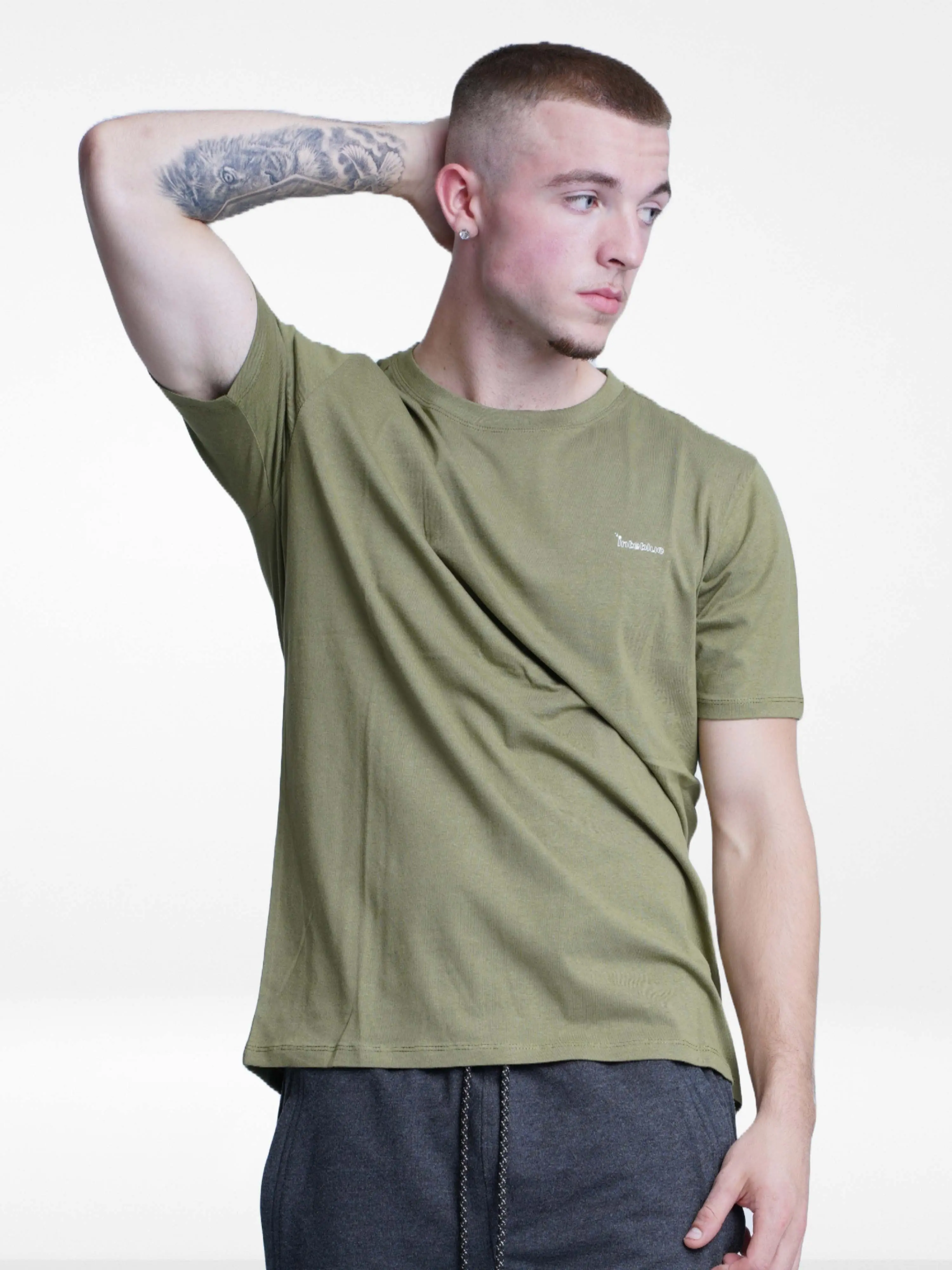 T-Shirt Regular Fit Round neck Casual Cotton Menswear Top Fashion Chinos Tshirt