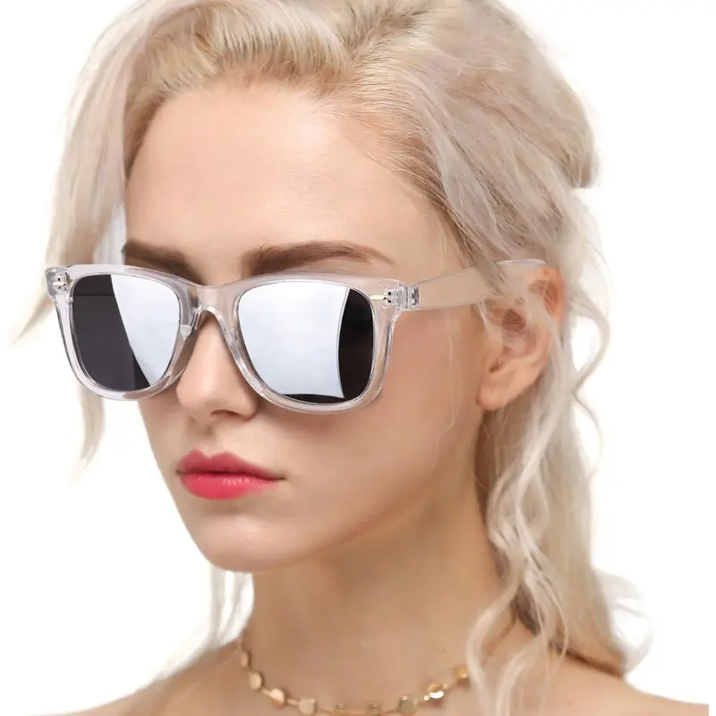 Myiaur Fashion Sunglasses Womens Polarised, Mirror Ladies Sunglasses Anti Glare 100% UV Protection Gift for Festivals 8
