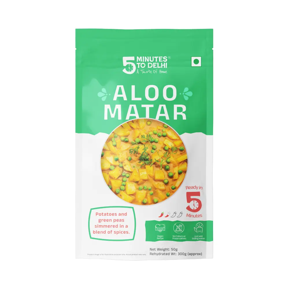 Potato and Pea Curry (Aloo Matar) - Just Add Boiling Water!