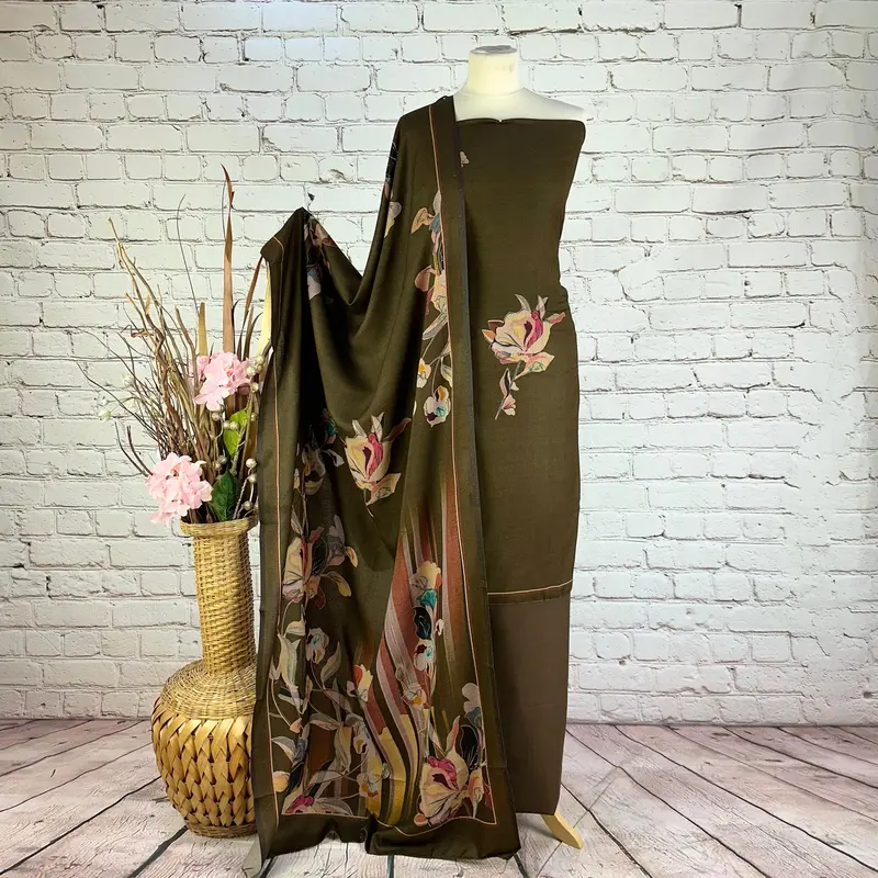 Digital Floral Garam Suit 3