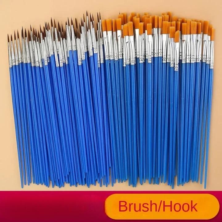 Product Introduction of 10/20/50Pcs Art Brushes Set for Oil Acrylic Watercolor School Supplies 2
