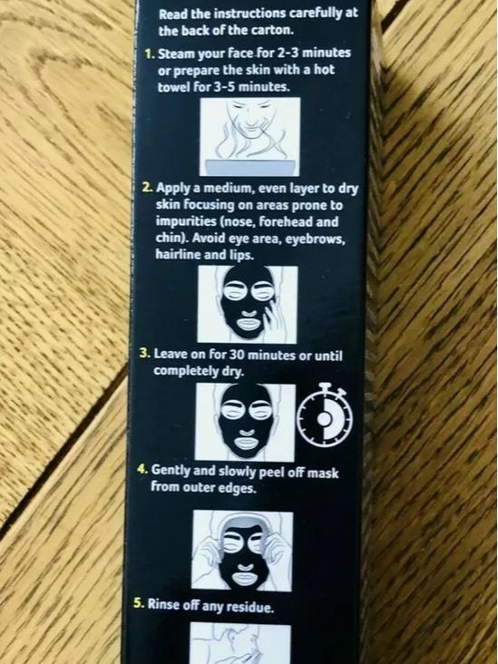 T-Zone Charcoal Black Peel-Off Mask 40 ml - Skincare Comfort Cleansing Hypoallergenic Skin Repair Pore Radiant Soothing 4