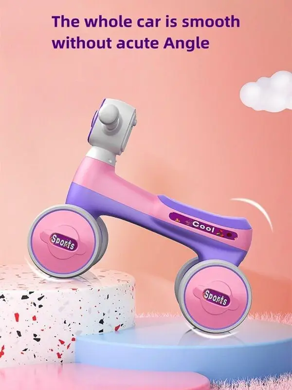 Baby sliding Balance Bike Toddler First Bike No Pedal Infant Baby Walker Riding with Music. 3