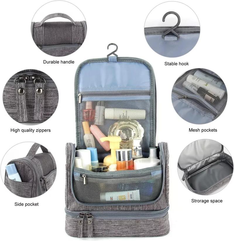 Product Introduction of Large Travel Toiletry Bag Women Mens Wash Bag Cosmetic Bag Dry & Wet Separation Travel enthusiasts,On-the-go professionals,Fashion-conscious individuals 1