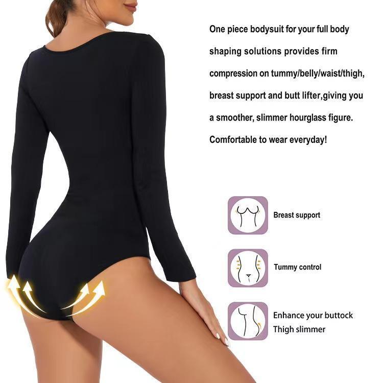 Product Introduction of Women  Long Sleeve Shaping Bodysuit 2025 [Hot Sale] 12