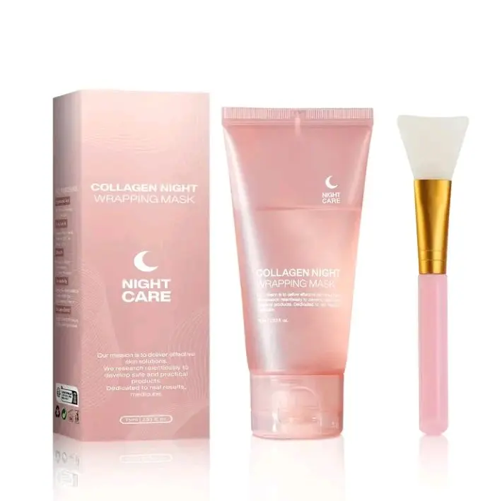 Cutesy Bundles Radiant Glow- Collagen & Niacinamide Firming Night Mask, 75ml | Hydrating & Moisturizing for All Skin Types