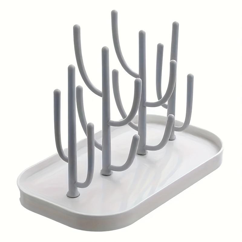 Baby Tree-shaped Milk Bottle Drain Rack, Dust-proof Milk Bottle Holder, Cup Drain Rack Easter Gift 8