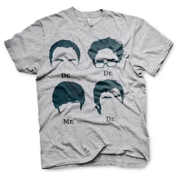 The Big Bang Theory - Prefix Heads Mens T-Shirt
