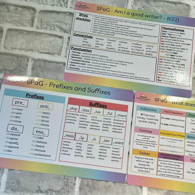 Spelling Punctuation & Grammar (SPAG) KS2 2
