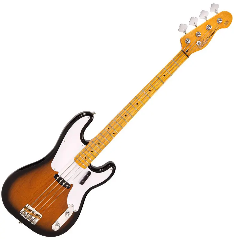 Vintage V51 ReIssued Bass Guitar ~ 2 Tone Sunburst 0