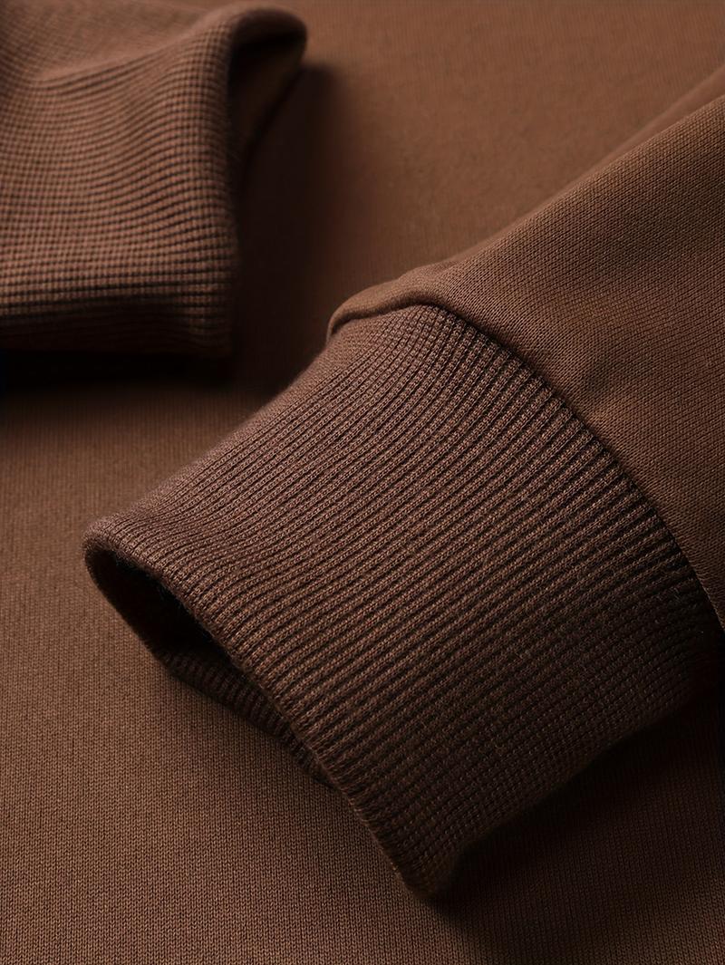 Product Introduction of 3pcs Men's Hoodies - Solid Color, Drawstring & Kangaroo Pocket |   Casual Sportswear for Spring/Fall 2