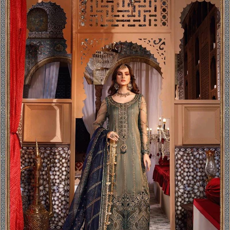 Formal Maria BI Inspired 3PC Luxury Handmade Party Wear for Women 3