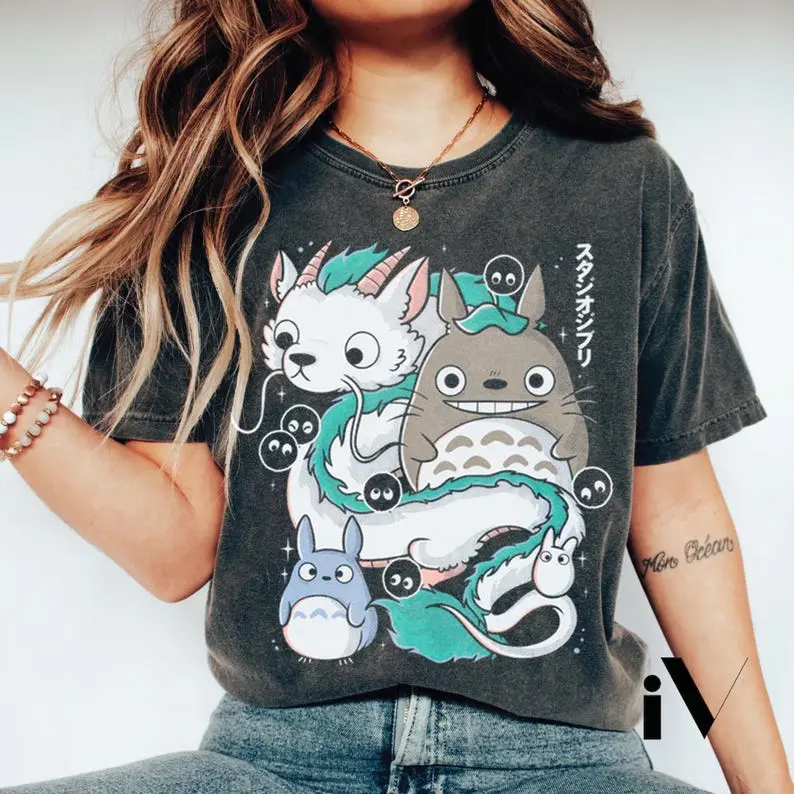 My Neighbor Totoro Studio Ghibli Sweatshirt, Hayao Miyazaki Totoro Sweatshirt , Totoro Hoodie, Ghibli Sweatshirt, Spirited Away T-Shirt 1