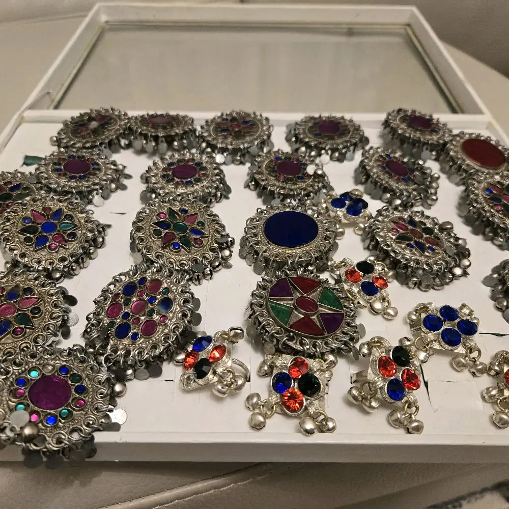 Handmade Beautiful Afghan Jewellery Rings Bohemian Style for Women