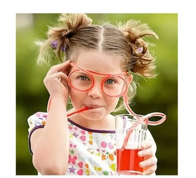 1pc Reusable Flexible Straw Glasses - High-Quality Fun And Soft Glasses For Parties Gifts,Kitchen Utensils