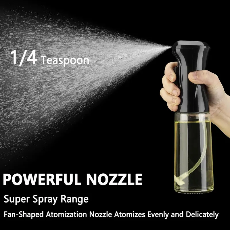 Olive Oil Spray Bottle 200ml - Kitchen Utensil for Cooking, BBQ, Air Fryer - Utensils, Dispensers Oil Dispenser 2