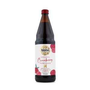Biona Organic Pure Cranberry Juice 750ml