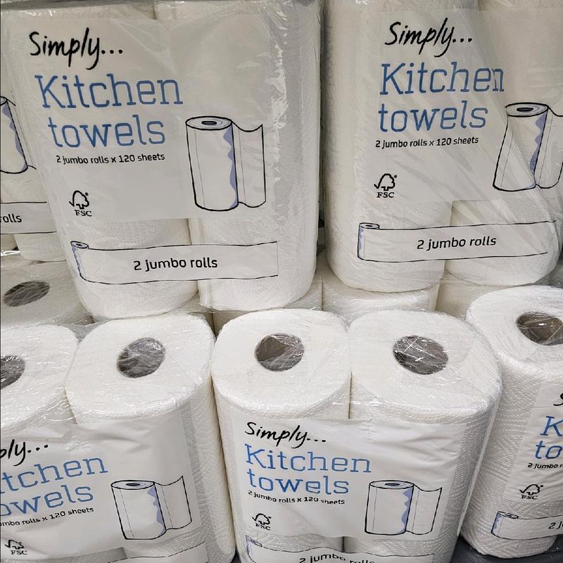2  kitchen towels X 120 sheets  very good quality on low price - Valentines sale on 0