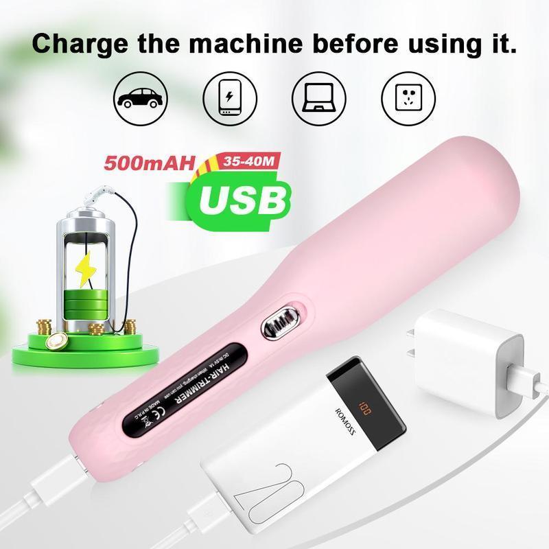 Automatic Hair Split End Trimmer Device, Cordless Hair Cutting Tool For Dry, Damaged & Brittle Split Ends Removal, Suitable For Men And Women, Hair care Salon Equipment 7