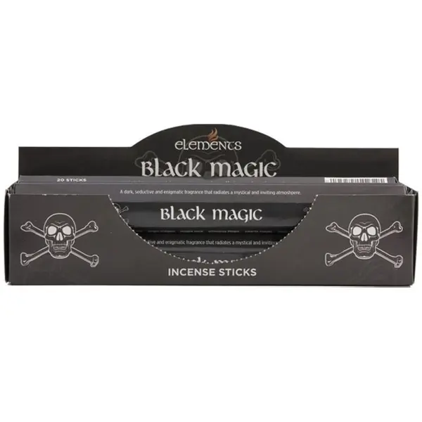 Set of 6 Packets of Elements Black Magic Incense Sticks 0