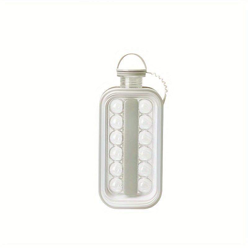 High Capacity Folding Ice Maker Water Bottle with 17 Grids and Grinding Tool - Perfect for Making Ice Balls, Blocks, and Rectangular Shapes - Household Silicone Ice Mold for Refrigerator Accessories Kitchen Utensils 7