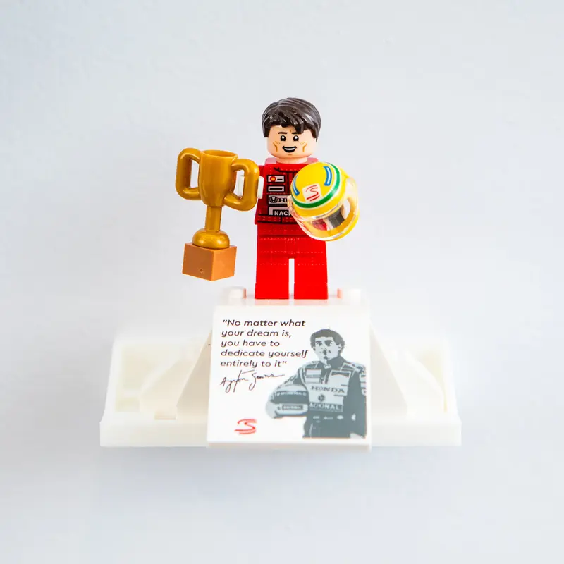 Brickify Wall Mount for Lego Icons McLaren MP4/4 & Ayrton Senna | Easy to Install | Showcase Your Model | Made in The UK | Lego Set NOT Included 4