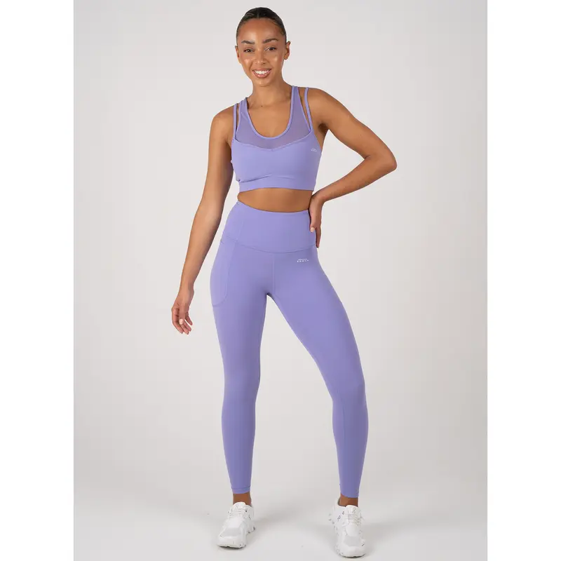 Lightweight Performance Support Sports Bra | Lilac 6