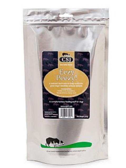Eezy Peezy! is a herbal blend for the maintenance of a dogs urinary system and is also great for preventing burn marks on your lawn. 0