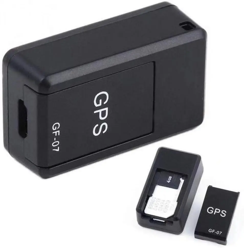 GF-07 Mini Tracker-GPS, GSM, GPRS, Wireless Universal Tracker Control for Real-Time Tracking Android Device Monitor Monitoring Rechargeable Security, tracker device, gps tracker device Black