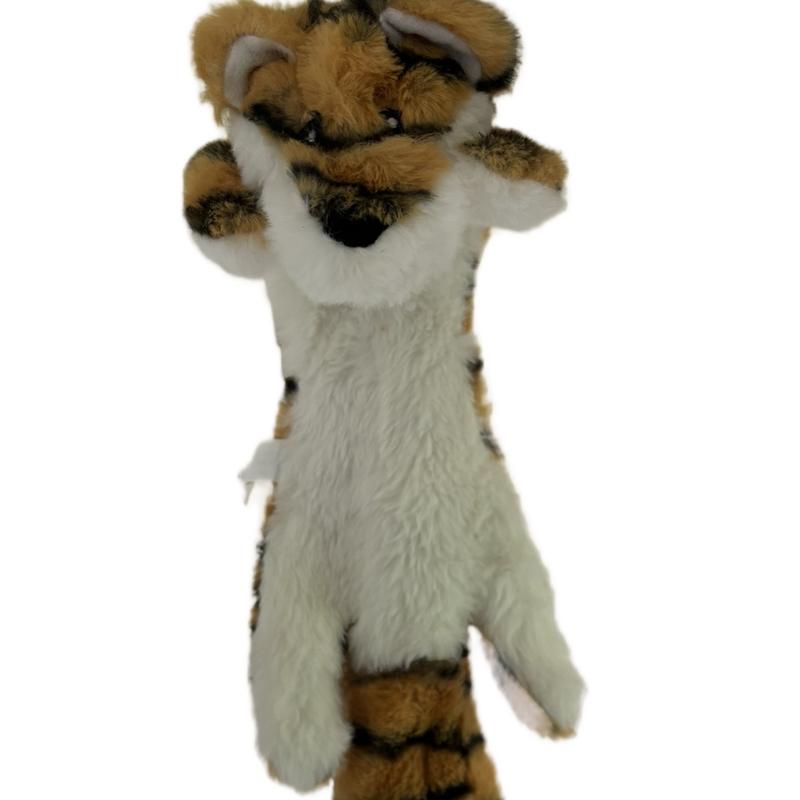 Unstuffed Animal Squeaky Dog Toy - Soft Skunk or Tiger 4