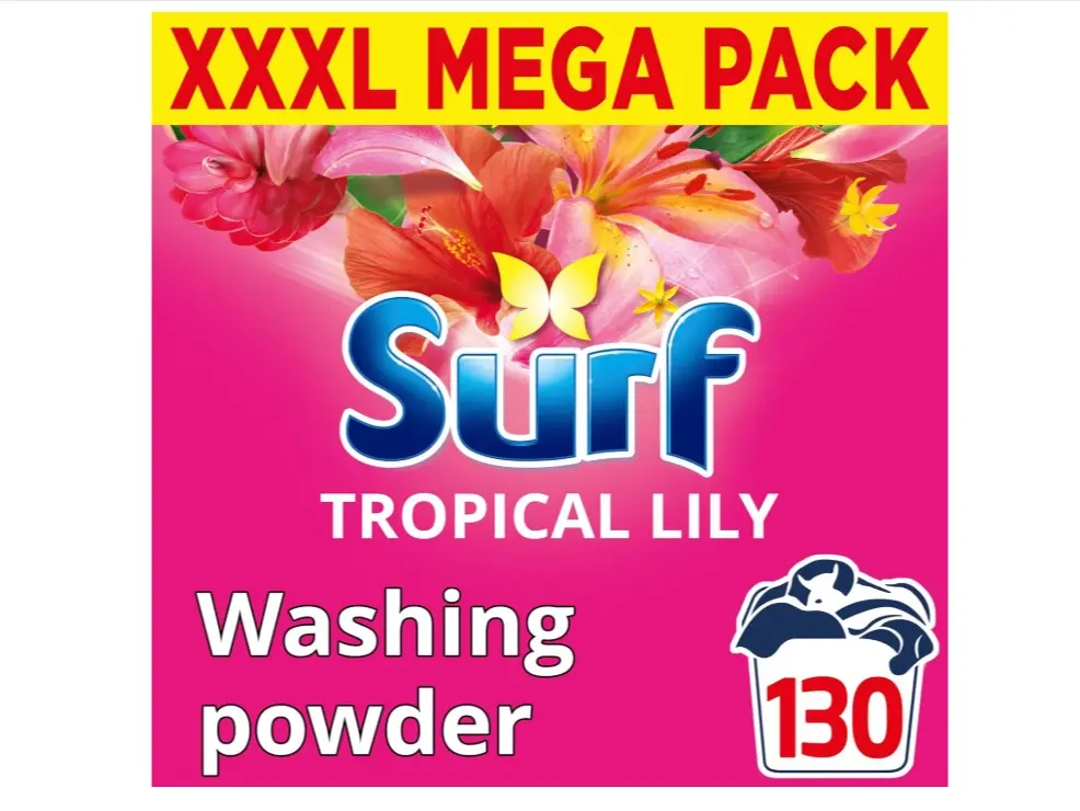 Washing Powder joy-infused fragrance with natural essential oil lasting up to 12 hours in wear for brilliantly clean laundry every time 130 washes 6.5 kg