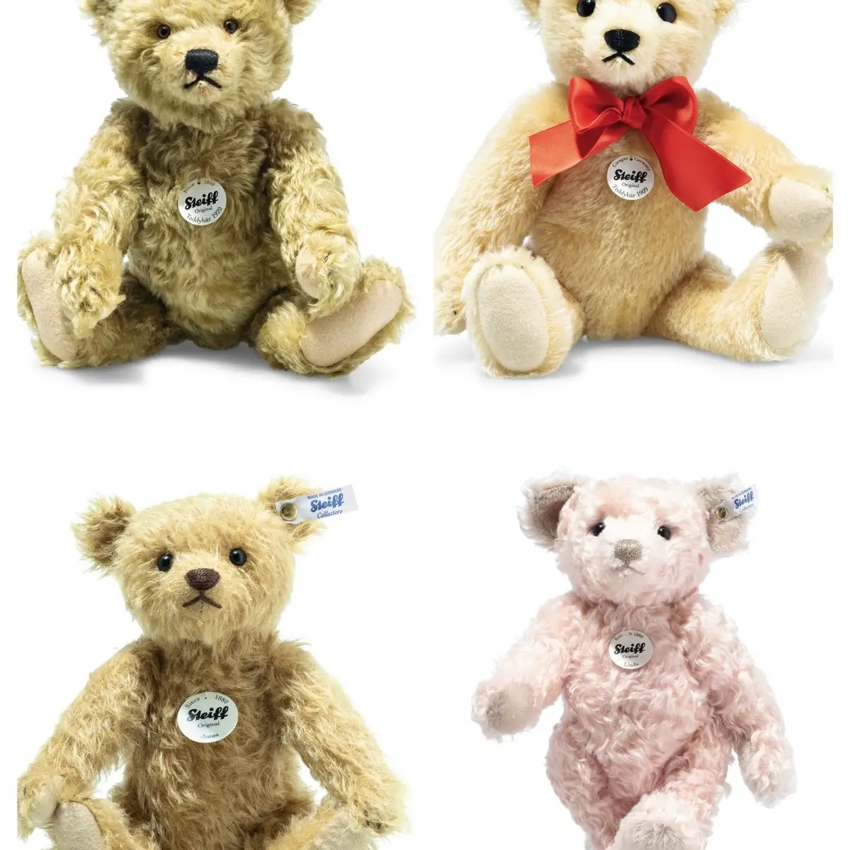 Steiff collectors premium mohair teddy bear plush
