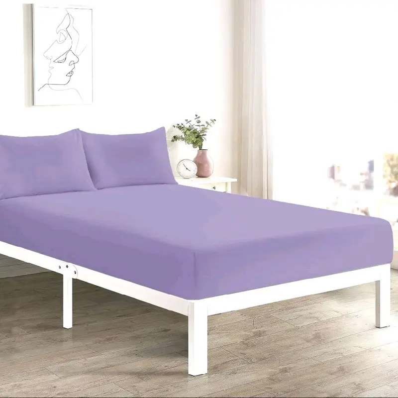 Easy-care Fitted Bedsheets, 50% Cotton-50%Polyester 6