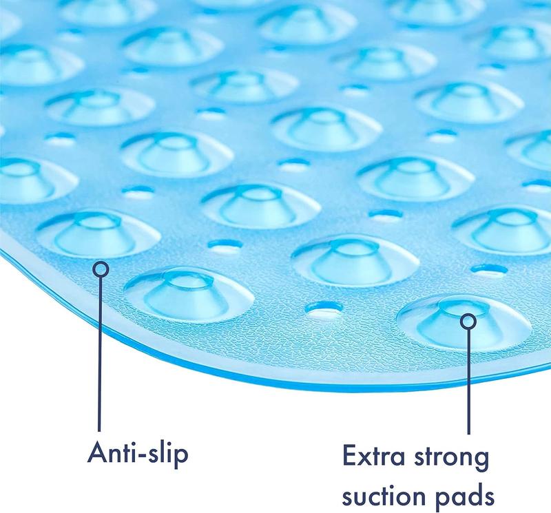 Yourslocalshop Bath Shower Tub Mat Non Slip with 200 Suction Cups, Anti Mould, PVC Material, 40x100 cm Bathtub 7