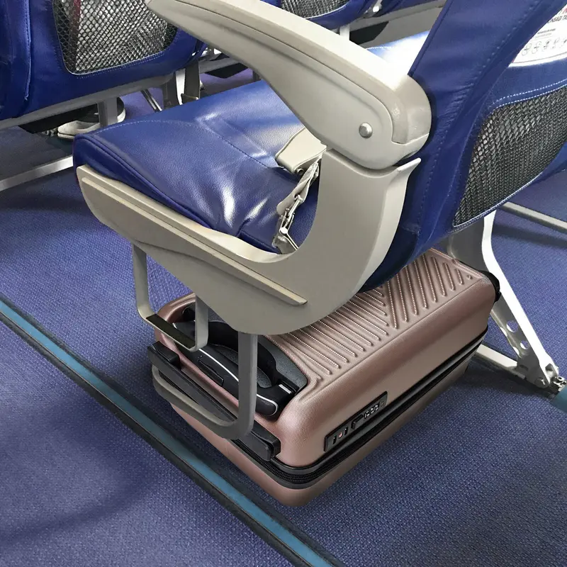 WOW TRAVEL Underseat Cabin Bag 2025 | Hard Shell Trolley Suitcase 40x20x25cm | Ryanair Wizz Air Jet2 EasyJet Approved | Lightweight Hand Luggage | Fits Under Seat | Avoid Baggage Fees | Travel Cabin Case | Spinner Wheels | Budget Airline Carry-On 1