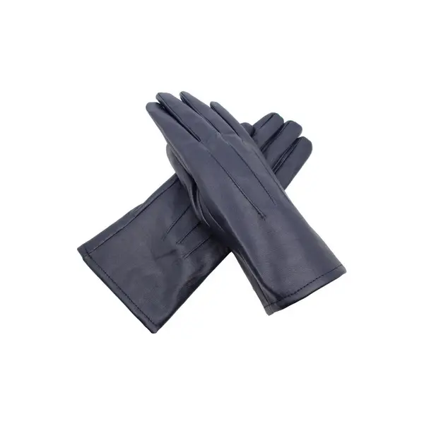 Women's PU Leather Gloves Luxury Soft Fleece Thermal Lined Wrist Gloves Driving Cycling Touch Screen Winter Warm Gloves 5