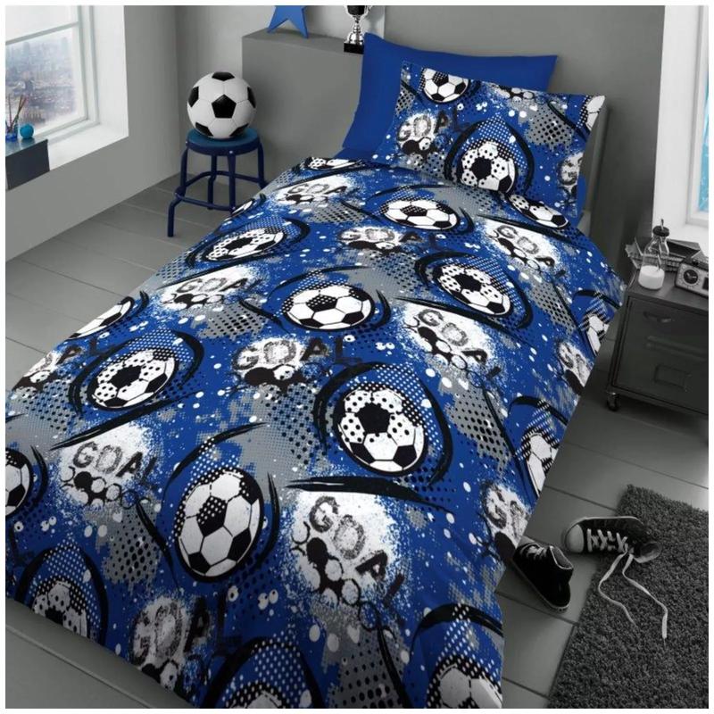 Boys & Girls Duvet Cover Set & Pillowcase Microfiber Kids Bedding Quilt Single BMX Stunts Dino Roar Gamer Boys Goal Blue Love Hearts Magical Unicorn Mermaids Ranbow Space Xmas Winter Patch 0