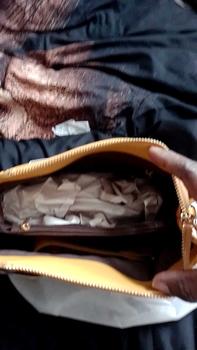 Product Review of [MissLulu Bags] Leather Look Handbag with Dual Zipper Closure, Crossbody Bag for Women from l**y t** 2