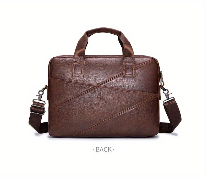Product Introduction of BULLCAPTAIN Men's Leather Briefcase Multifunctional Handbag 40