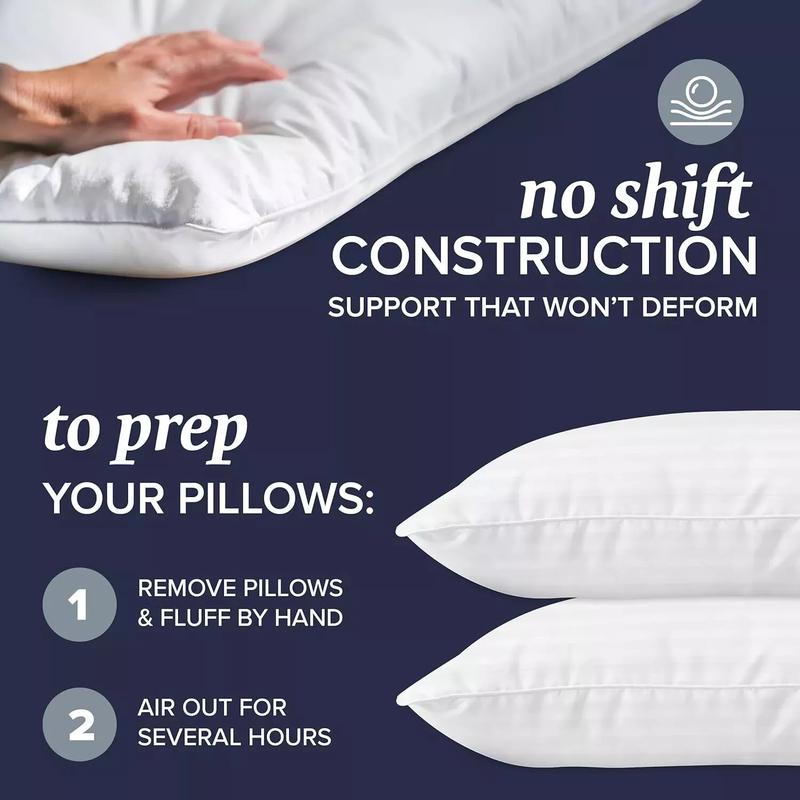 2 Pack BHS Hotel Pillow cotton pillow luxury pillows viral pillow comfort pillow luxury hotel white anti-allergic quality pillows hotel  bedding 6