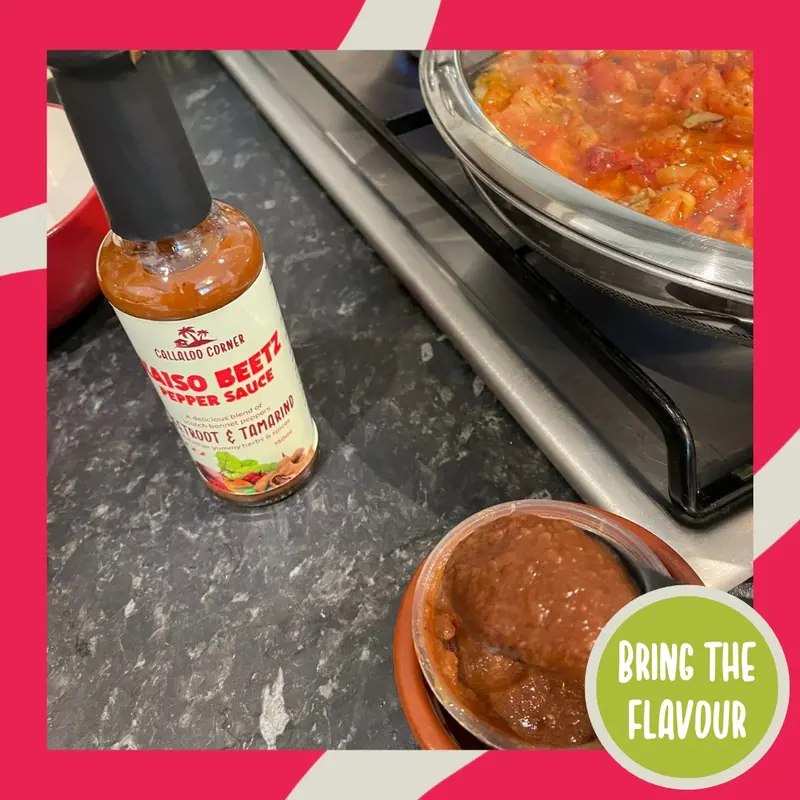 Kaiso Beetz Beetroot and Tamarind Caribbean Hot Sauce (150 ml) - Spicy and Packed with Flavour - Use as Dip, Condiment or Marinade 3
