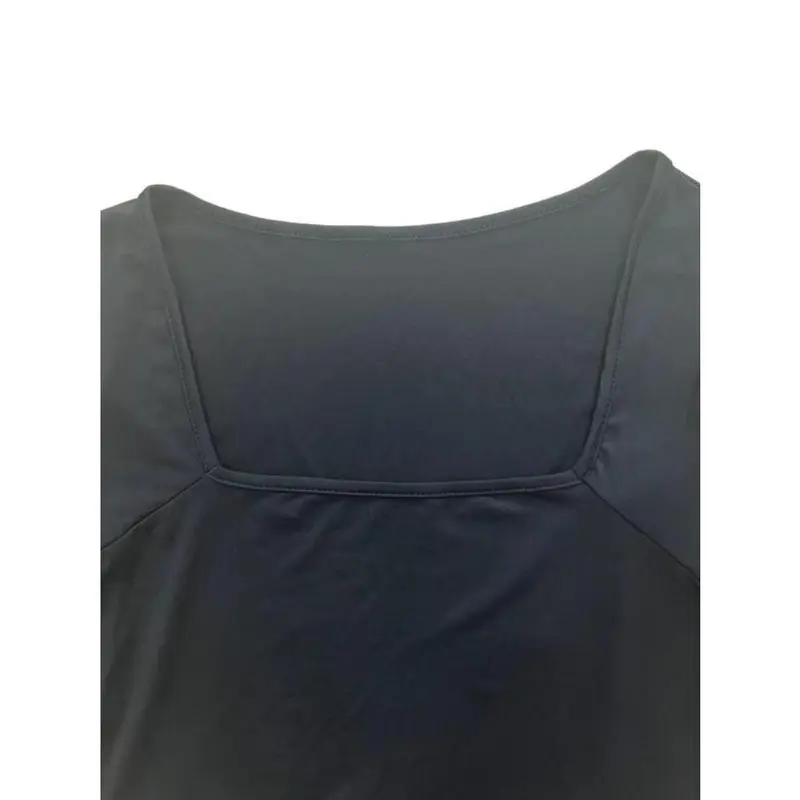 Women's Split Thigh Square Neck A Line Dress, Casual Long Sleeve Mini Dress, Ladies Clothes for All Seasons 5