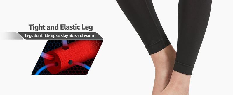 Product Introduction of Womens Thermal Underwear Set,Crew Neck Long Sleeved Base Layer Top & Leggings Multifunctional Home Thermal Base Layers for Sports Skiing Womenswear Comfort Basic Black Minimalist 9