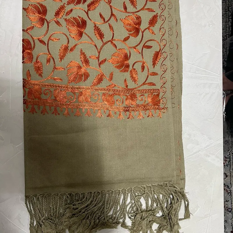 Kashmiri Pashmina Women's Shawl with New Design #hijab#stylish 6