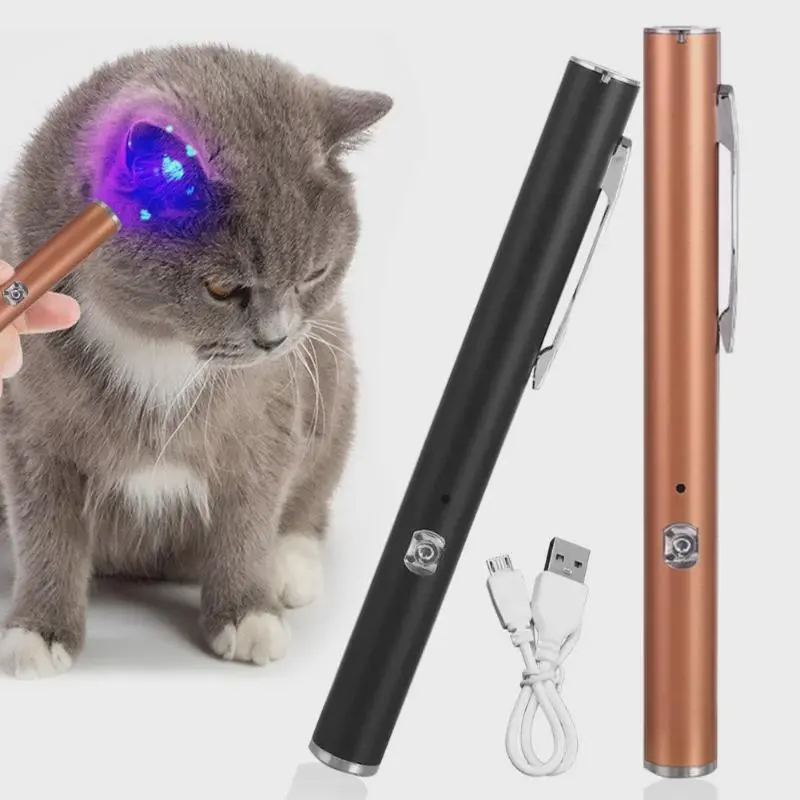 WKS365nm UV Light for Pet Fungus Detection – Waterproof Veterinary Blacklight Flashlight for Cat Ringworm & Skin Conditions